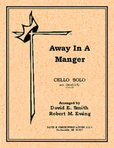 AWAY IN A MANGER CELLO OR STRING BASS SOLO cover